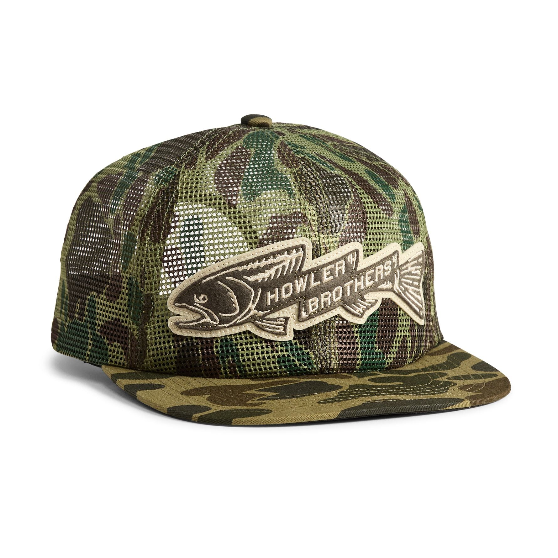 Trout Bolt Snapback- Camo